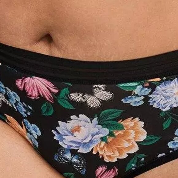 Torrid Panties 4X Cheeky Second Skin Microfiber Floral Butterfly Seamless Panty - Picture 3 of 3